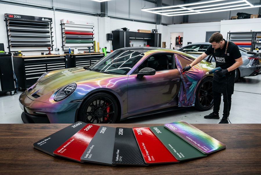 3M Fahrzeugfolien – 2080, Farben, Oberflächen & Haltbarkeit