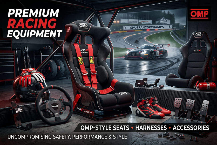OMP – Motorsportzubehör, Sitze & Gurte
