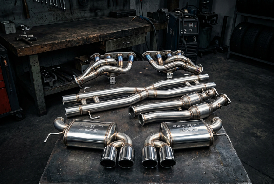 Supersprint – Sportauspuffanlagen, Fächerkrümmer, X-Pipe & Technik
