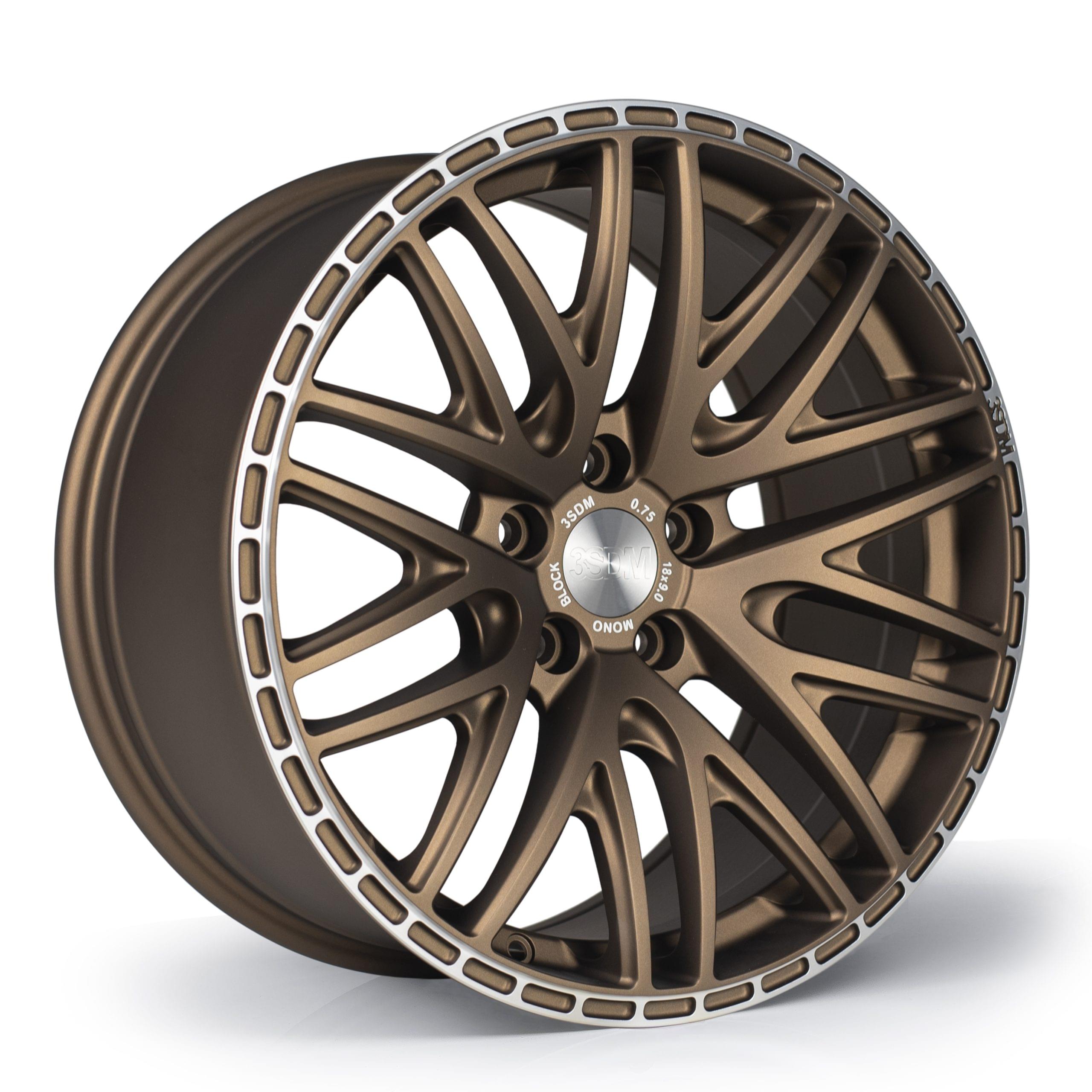 3SDM 0.75 8x18 5x112 ET35 CB73.1 Satin Bronze / Machined Lip