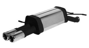 Remus Sportschalldämpfer mit 2 Endrohren Ø 84 mm Edition passend für Citroen C5 2,2l HDI 98kW (ab Bj. 2001-)