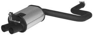 Remus Hauptschalldämpfer passend für Ford Mondeo 2,0l TDCi 85kW (11/2000-05/2007)