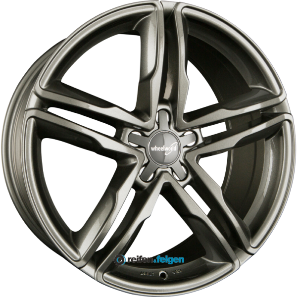 2DRV WH11 8x18 ET40 5x112 NB66.6 Dark Gunmetal Glänzend (DGM+)