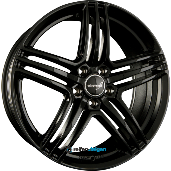 2DRV WH12 9x20 ET35 5x112 NB66.6 Schwarz Glanz Lackiert (SW+)