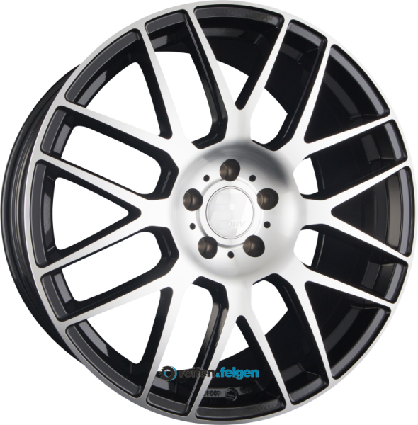 2DRV WH26 7.5x17 ET45 5x114.3 NB72.6 Schwarz Hochglanzpoliert (SP+)