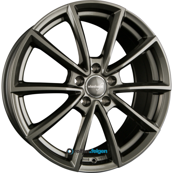 2DRV WH28 8x19 ET35 5x120 NB72.6 Dark Gunmetal Glänzend Lackiert (DGM+)