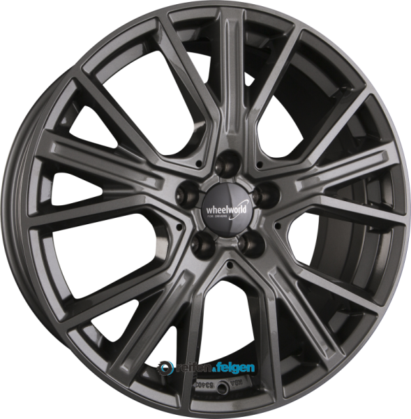 2DRV WH34 7.5x17 ET35 5x112 NB66.6 Dark Gunmetal Glänzend (DGM+)