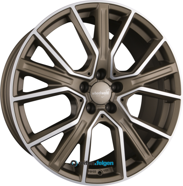 2DRV WH34 8.5x19 ET35 5x112 NB66.6 Bronze Matt Poliert (BRP)