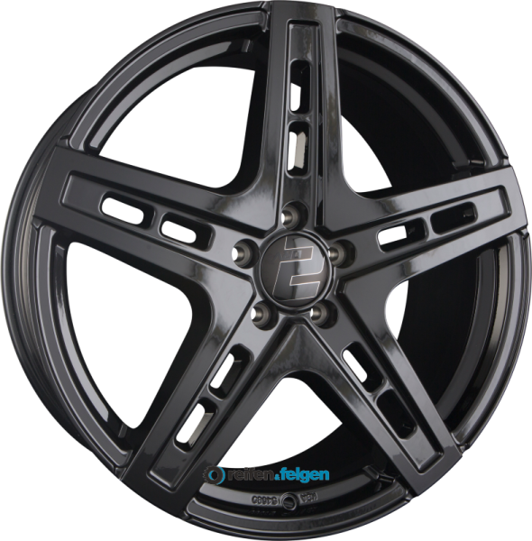 2DRV WH38 9x20 ET40 5x108 NB72.6 Schwarz Glänzend Lackiert (SW+)