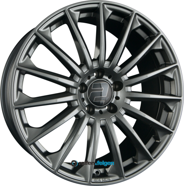 2DRV WH39 8.5x19 ET35 5x112 NB66.6 Dark Gunmetal Lackiert (DGM+)