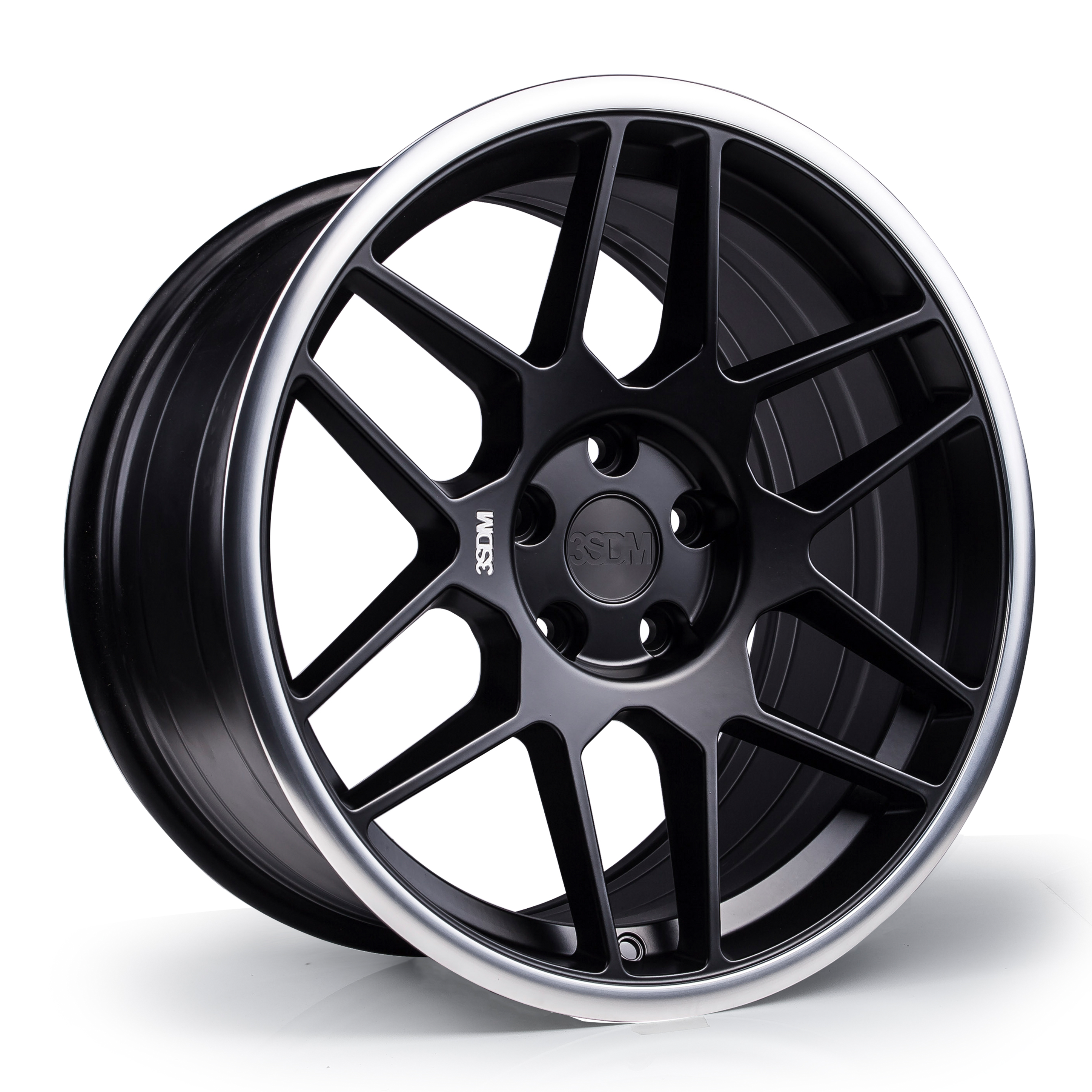 3SDM 0.09-SF8.5x18 5x112 ET42 CB73.1 Matt Black Mirror Lip