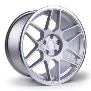 3SDM 0.09 9.5x18 5x100 ET35 CB73.1 Matt Silver Mirror Lip