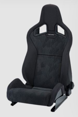 Recaro Sportster CS mit Seitenairbag Artista / Nardo schwarz  Beifahrerseite