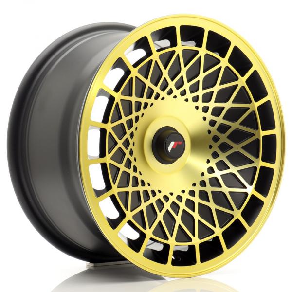 JR Wheels JR14 8x16 ET25 Blank Black Gold Finish