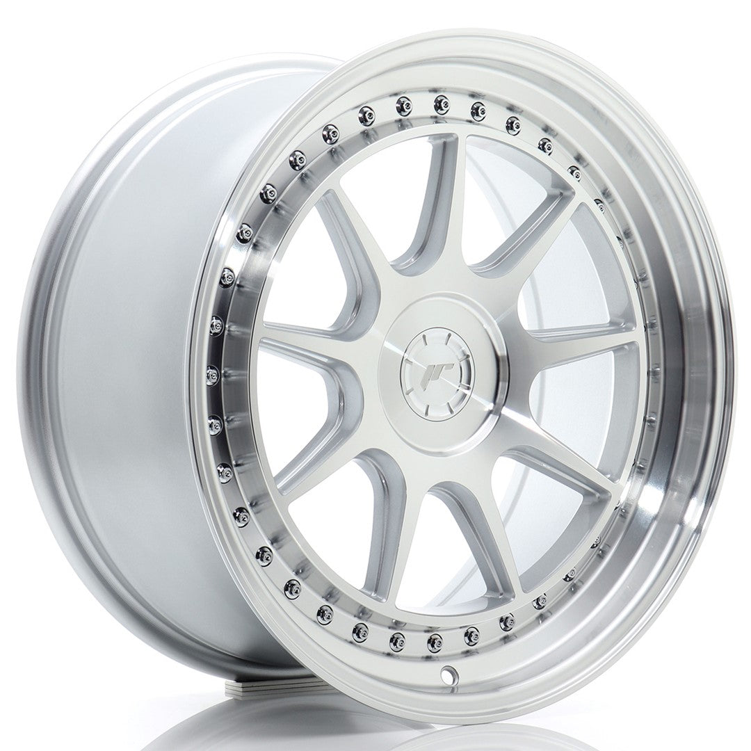 JR Wheels JR47 8,5x18 ET15-35 5H BLANK Silver Machined Face – Felgen kaufen | EU-weiter Versand 8,5x18 ET15-35 5x100, 5x105, 5x108, 5x110, 5x112, 5x114,3, 5x115, 5x118, 5x120 Alufelge Silber
