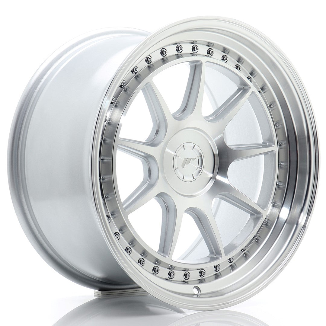 JR Wheels JR47 9,5x18 ET15-35 5H BLANK Silver Machined Face – Felgen kaufen | EU-weiter Versand 9,5x18 ET15-35 5x100, 5x105, 5x108, 5x110, 5x112, 5x114,3, 5x115, 5x118, 5x120 Alufelge Silber