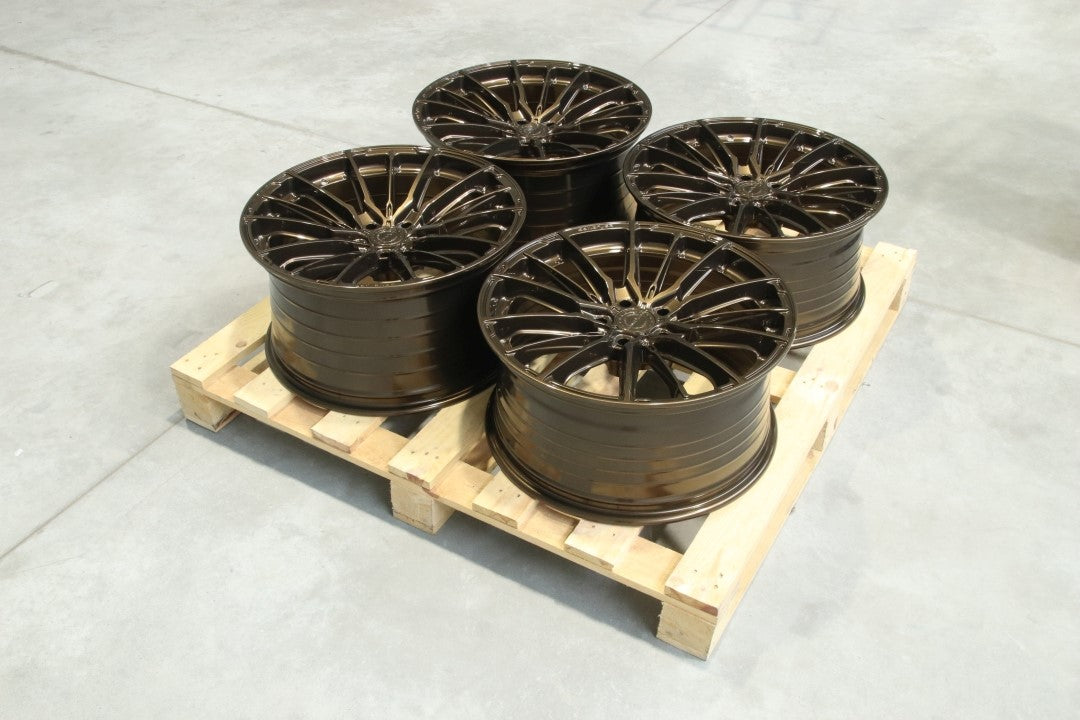 SET-CVR#59 – Set of CVR7 20x9,5 ET25 + 20x10,5 ET35 5x120 Gloss Bronze