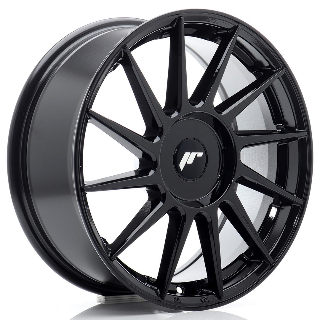 JR Wheels JR22 8x17 ET20-45 BLANK Glossy Black