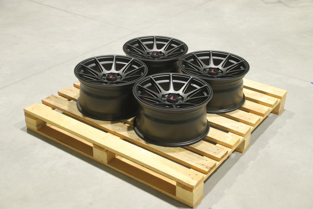 SET-JR#318 – Set of JR11 16x8 ET25 4x100/114 Matt Black