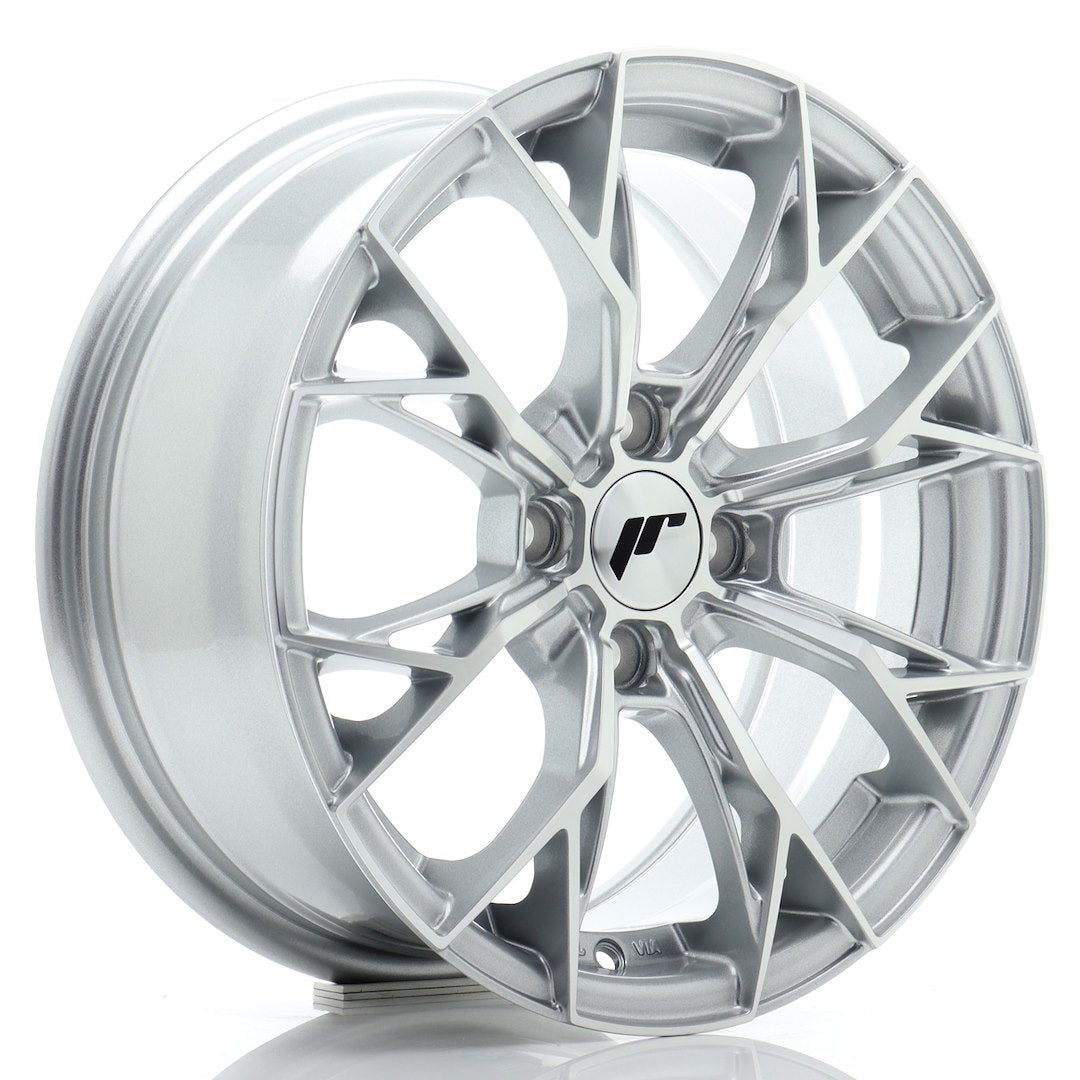 JR Wheels JR49 6,5x15 ET35 4x100 Silver Machined Face – Felgen kaufen | EU-weiter Versand 6,5x15 ET35 4x100 Alufelge Silber
