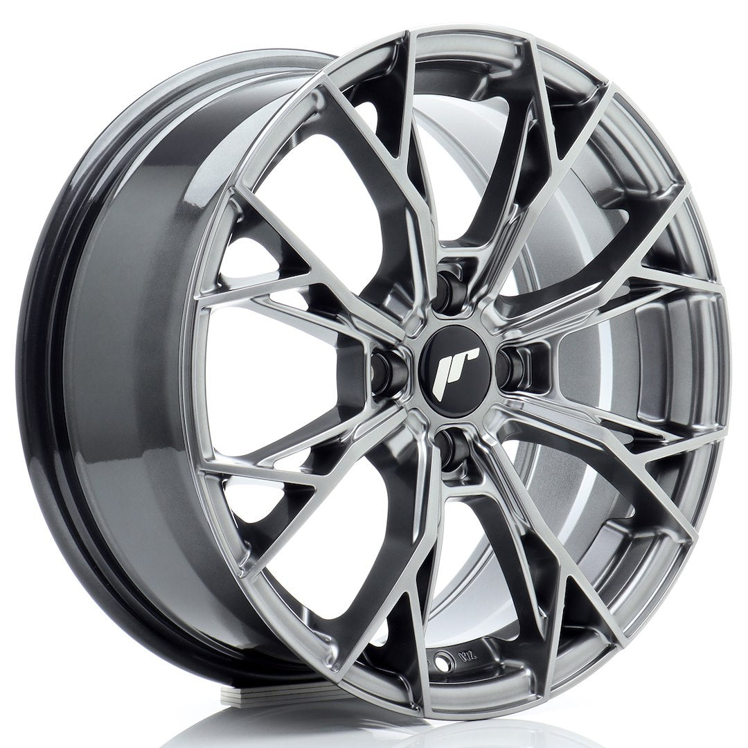 JR Wheels JR49 7x16 ET40 4x100 Hyper Black – Felgen kaufen | EU-weiter Versand 7x16 ET40 4x100 Alufelge Schwarz