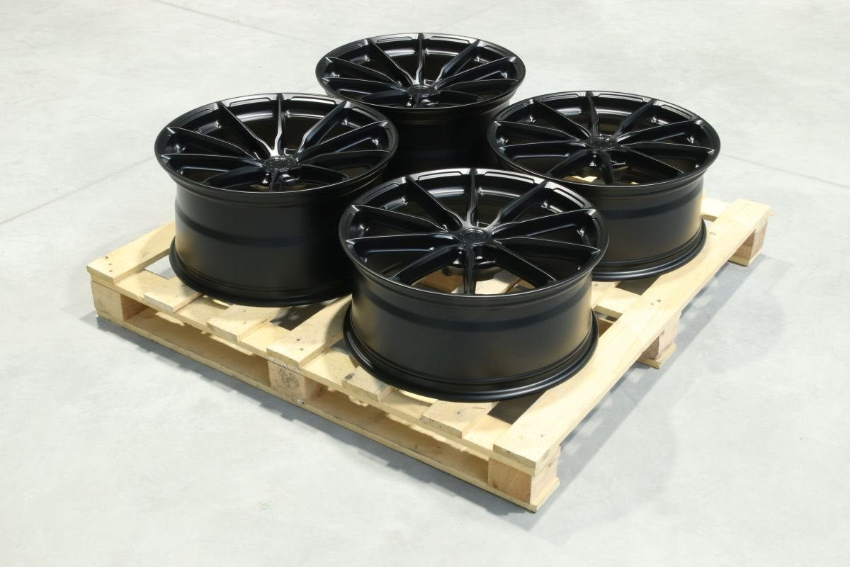 SET-JR#359 – Set of JR37 20x8,5 ET35 + 20x10 ET45 5x112 Matt Bl
