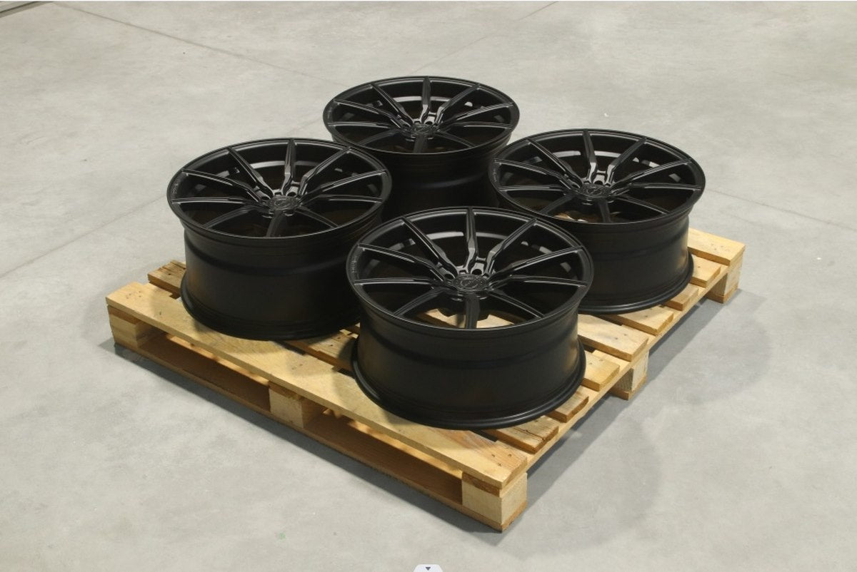 SET-CVR#118 – Set of CVR4 20x9 ET20 + 20x10 ET30 5x112 Matt Black