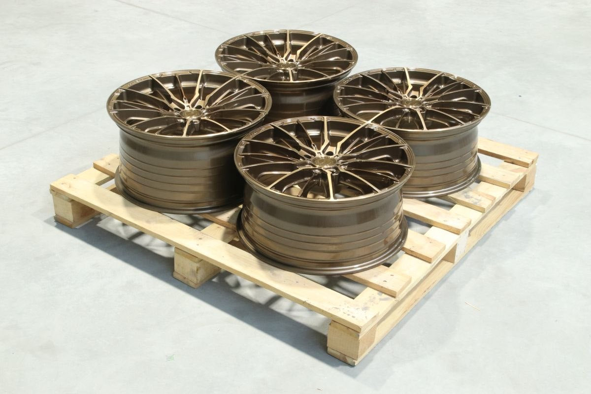 SET-CVR#121 – Set of CVR7 19x8,5 ET35 + 19x9,5 ET45 5x120 Brushed Bronze