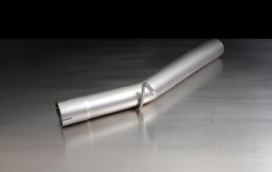 Remus Racing Rohr anstelle des Vorschalldämpfers (ohne Genehmigung) Serienrohr Ø 70 mm, REMUS Rohr Ø 76 mm   passend für Audi S3 2,0l 228kW Quattro (4WD)