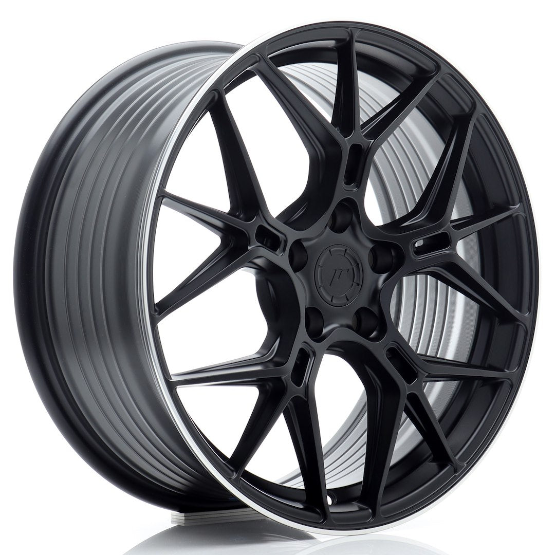 JR Wheels JR51 8x18 ET45 5x112 Satin Black w/ Machined Lip – Felgen kaufen | EU-weiter Versand 8x18 ET45 5x112 Alufelge Satin Black