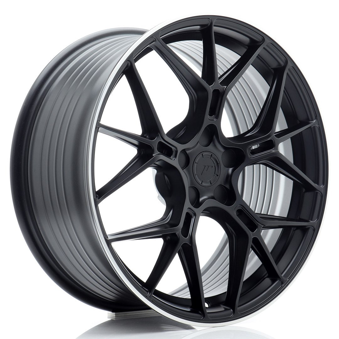JR Wheels JR51 8,5x19 ET20-45 5H BLANK Satin Black w/ Machined Lip – Felgen kaufen | EU-weiter Versand 8,5x19 ET20-45 5x100, 5x105, 5x108, 5x110, 5x112, 5x114,3, 5x115, 5x118, 5x120 Alufelge Satin Black