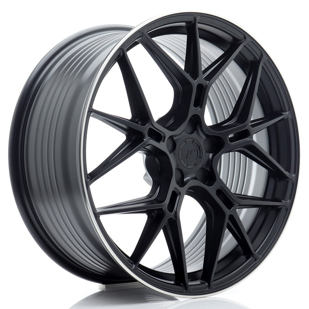 JR Wheels JR51 9x20 ET20-51 5H BLANK Satin Black w/ Machined Lip – Felgen kaufen | EU-weiter Versand 9x20 ET20-51 5x108, 5x110, 5x112, 5x114,3, 5x115, 5x118, 5x120 Alufelge Satin Black