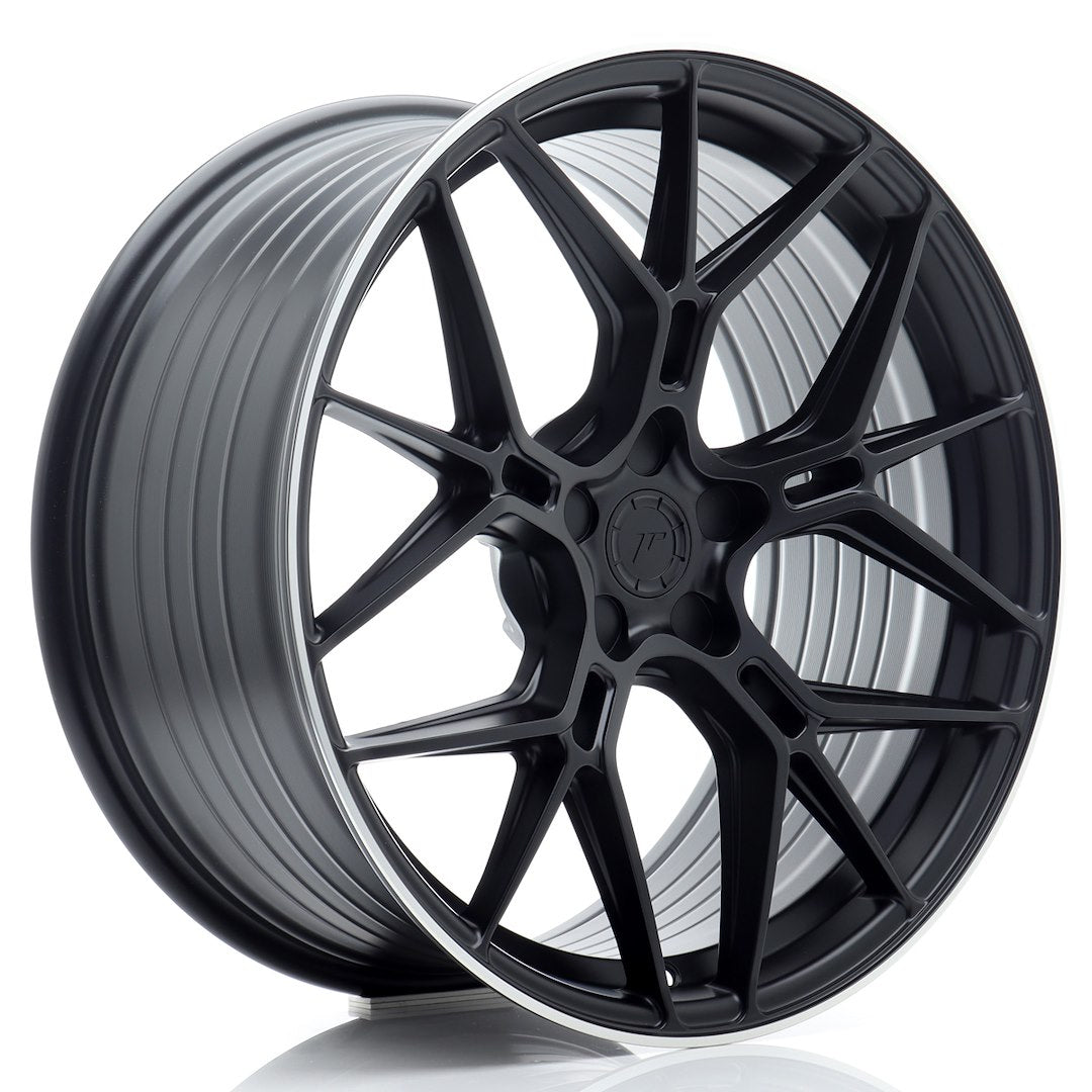 JR Wheels JR51 10x20 ET20-45 5H BLANK Satin Black w/ Machined Lip – Felgen kaufen | EU-weiter Versand 10x20 ET20-45 5x108, 5x110, 5x112, 5x114,3, 5x115, 5x118, 5x120 Alufelge Satin Black