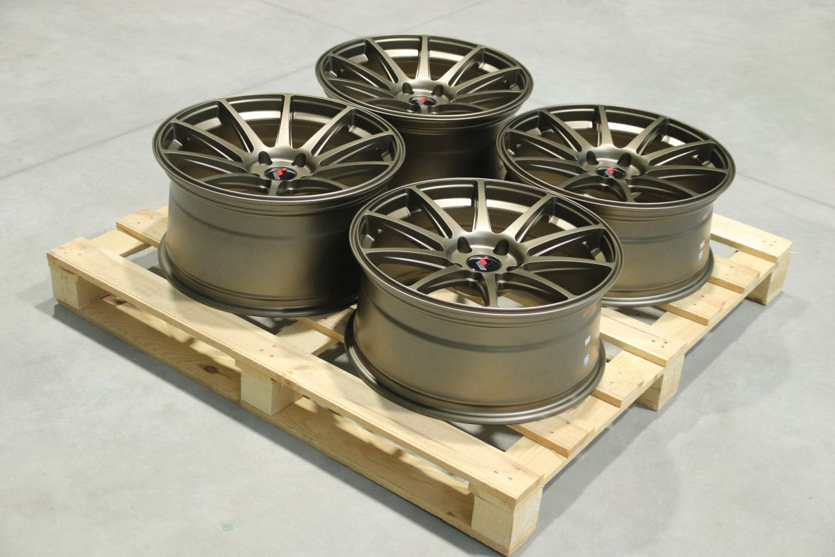 SET-JR#493 – Set of JR11 19x8,5 ET35 + 19x9,5 ET35 5x120 Matt Bronze