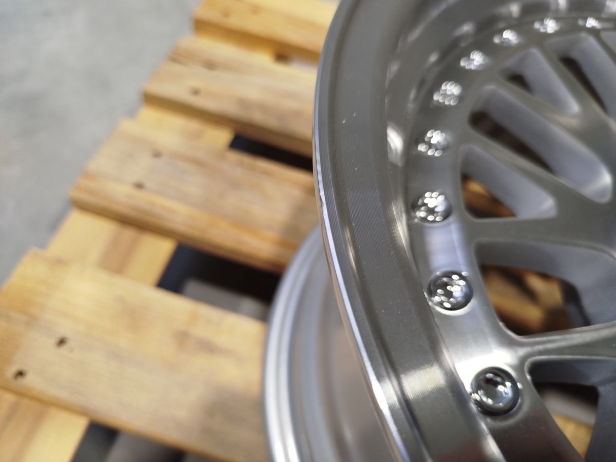 SET-JR#497 – Set of JR10 15x8 ET20 + 15x9 ET0 4x108 Silver Machined Face