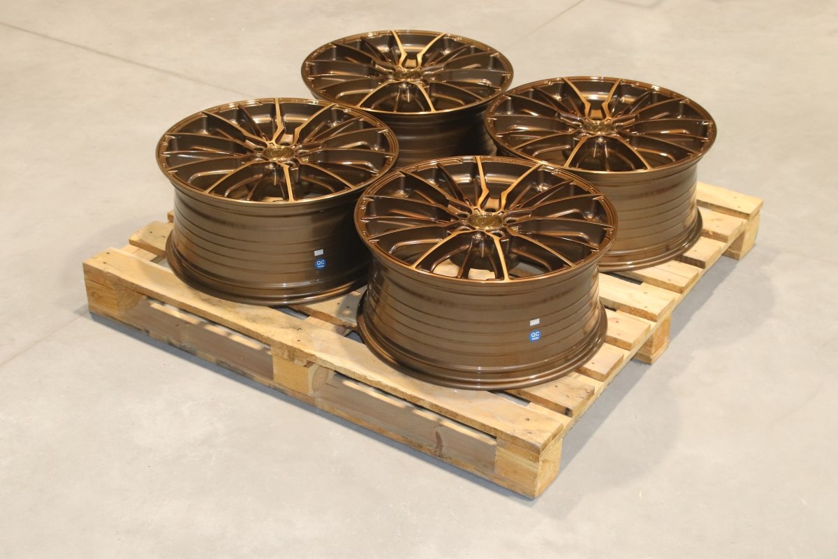 SET-CVR#153 – Set of CVR7 20x9 ET35 5x112 Brushed Bronze