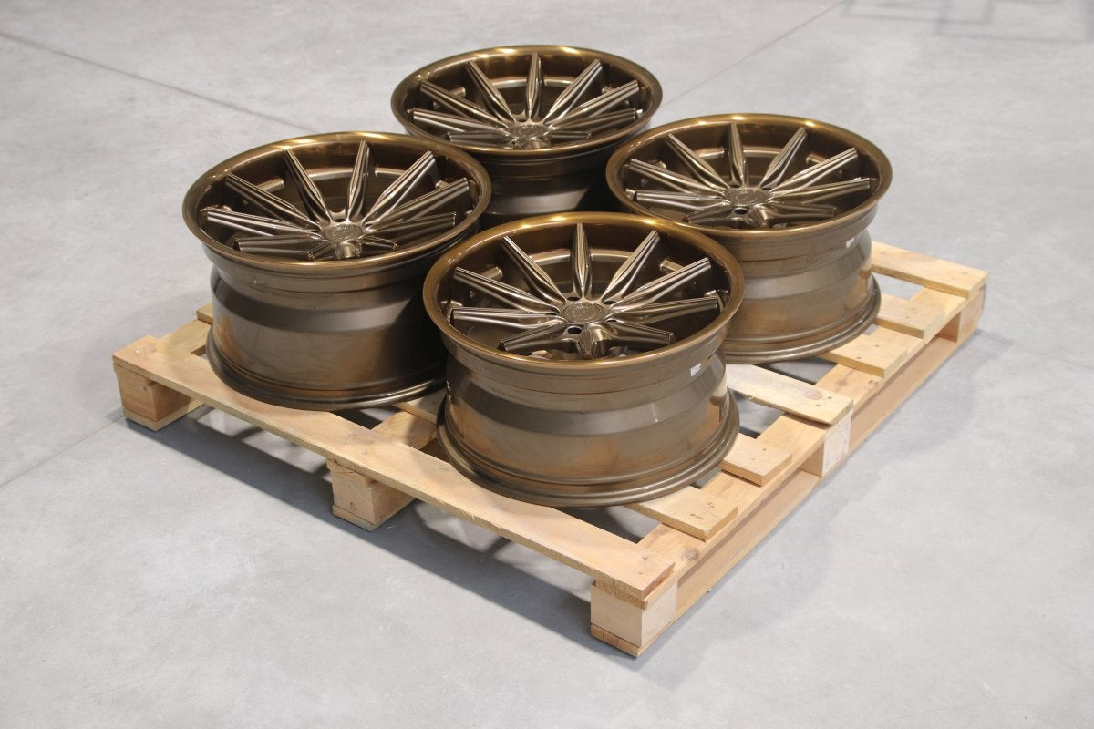 SET-CVR#154 – Set of CVR8 19x9,5 + 20x10,5 ET20 5x112 Gloss Bronze