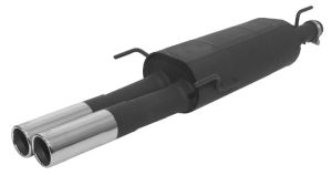 Remus Sportschalldämpfer mit 2 Endrohren Ø 76 mm passend für Opel Astra F 1,8l 85kW