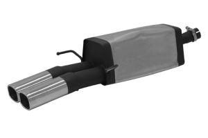 Remus Sportschalldämpfer mit 2 Endrohren 92x78 mm passend für Opel Astra G 2,0l DTI 74kW