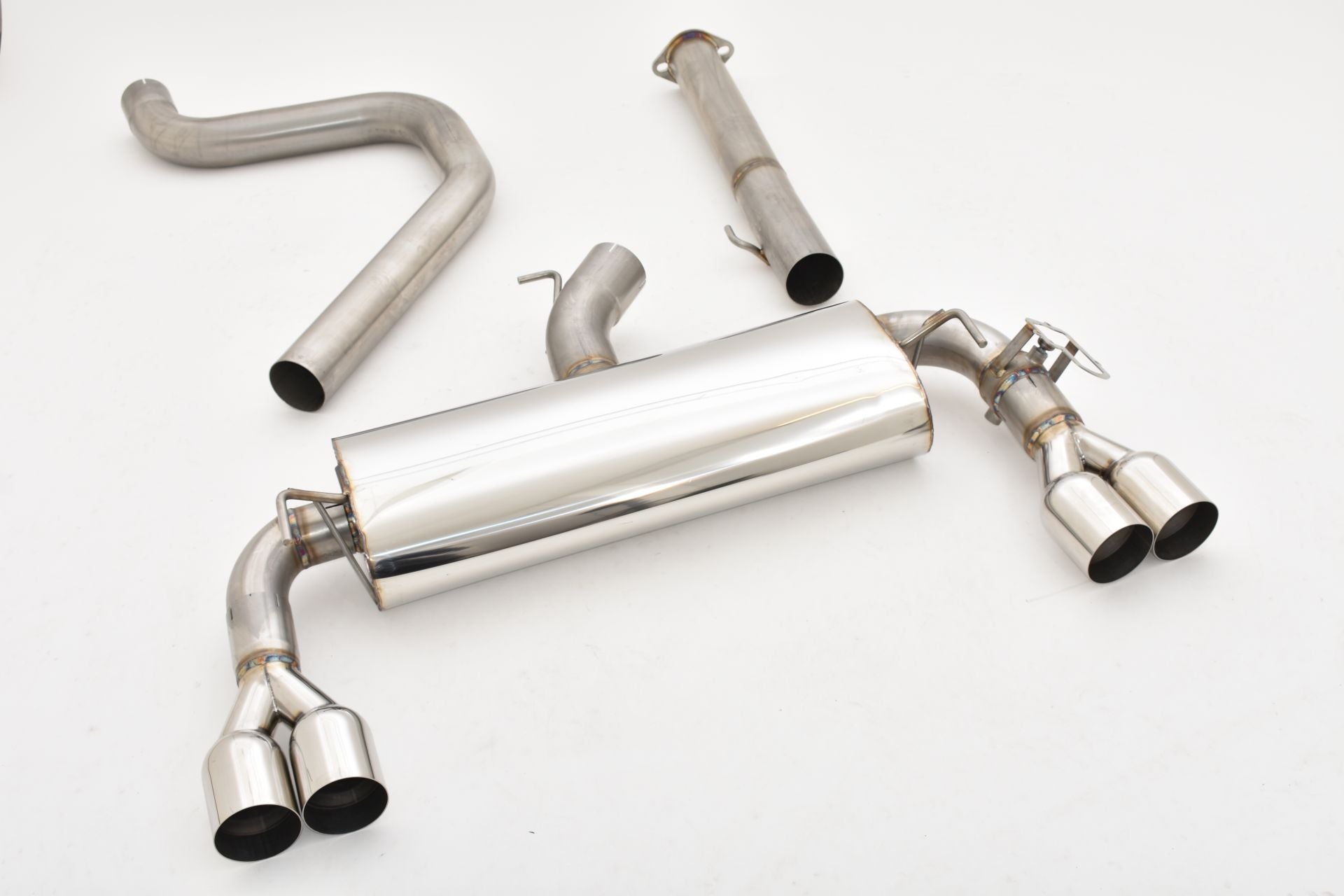Friedrich Motorsport 90mm Duplex-Anlage Sportauspuff für Hyundai i30 PDE 2.0l