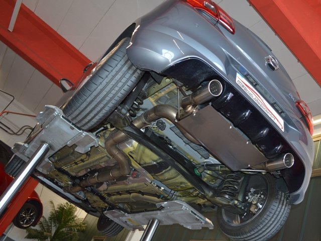 Friedrich Motorsport 90mm Duplex Auspuff Sportauspuff Anlage für Opel Corsa E