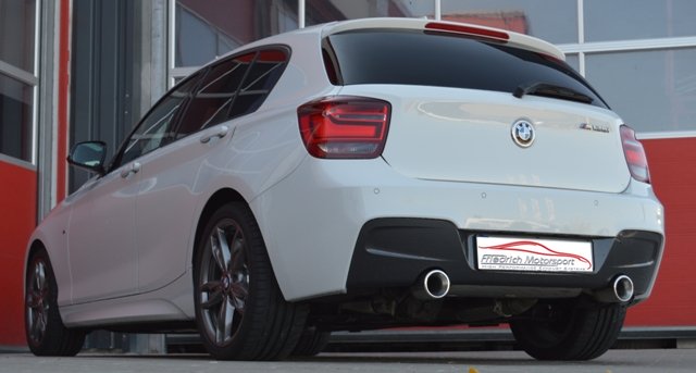 Friedrich Motorsport 90mm Duplex Auspuff Sportauspuff Anlage für BMW 1er F20/F21