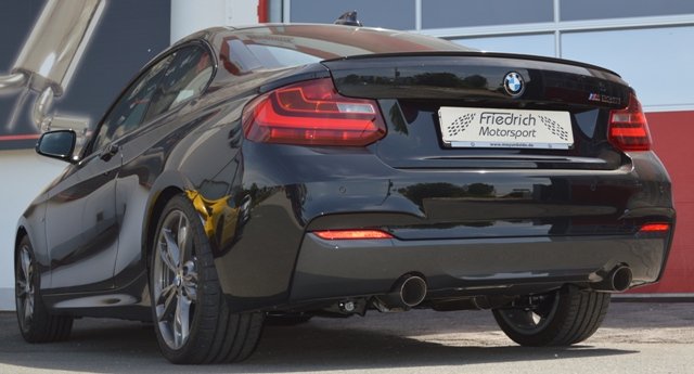Friedrich Motorsport 90mm Sportauspuff für BMW 2er F22 ab 11/2013 Coupe/M235i
