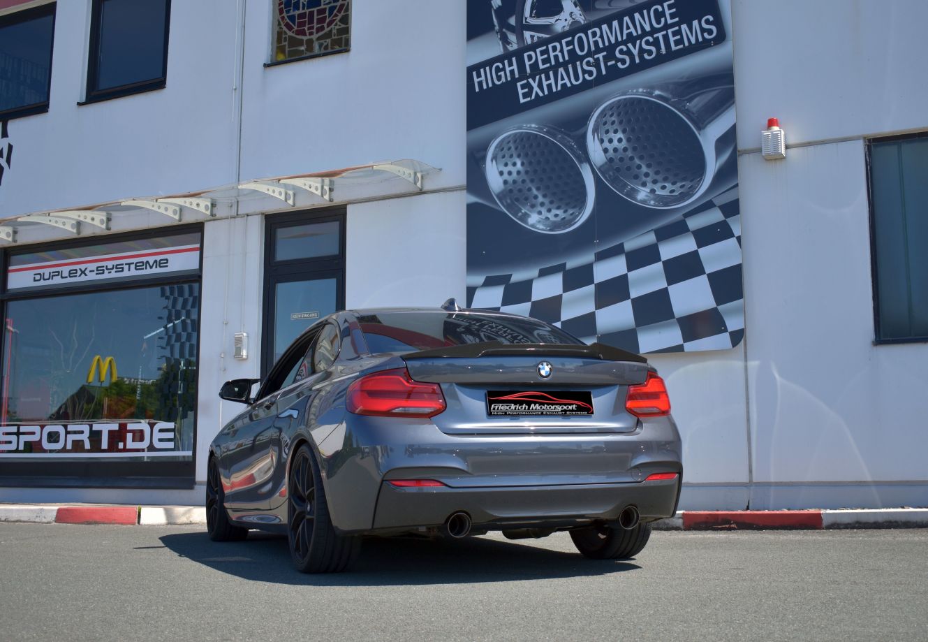 Friedrich Motorsport 90mm Duplex-Anlage Sportauspuff für BMW 2er F22 F23 M240/ix