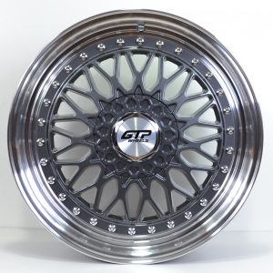 GTP 072 8,5x16 8x100/108 ET35 Gunmetal Poliert Flow Forming GTP WHEELS 8,5x16 ET35 8x100 Alufelge Gunmetal
