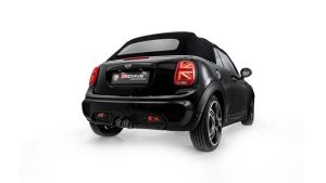 Remus RACING Sportschalldämpfermittig (OHNE Endrohre!) mit integrierter KlappeOHNE EG-Genehmigung! passend für Mini Cooper S 2,0l Turbo 141kW (B48A20F mit OPF) Facelift 06/2018=>