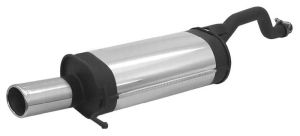 Remus Sportschalldämpfer mit 1 Endrohr 97x80 mm passend für Seat Ibiza 1,9l D 47kW (bis 06/1996)