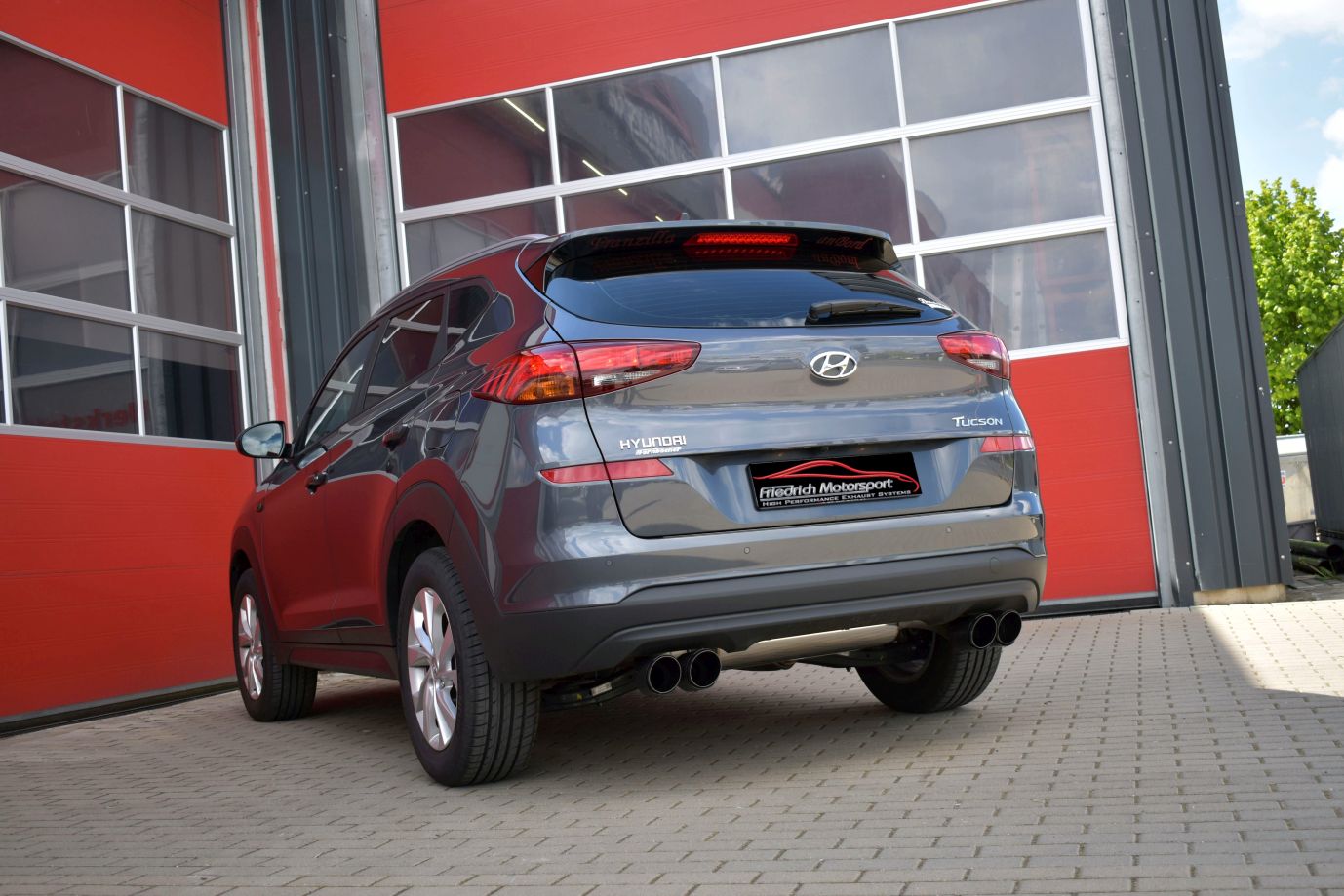 Friedrich Motorsport 70mm Duplex Sportauspuff für Hyundai Tucson TLE 1.6 T-GDI