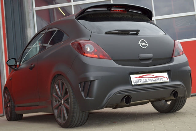 Friedrich Motorsport 70mm Duplex Sportauspuff für Opel Corsa D OPC Nürburgring