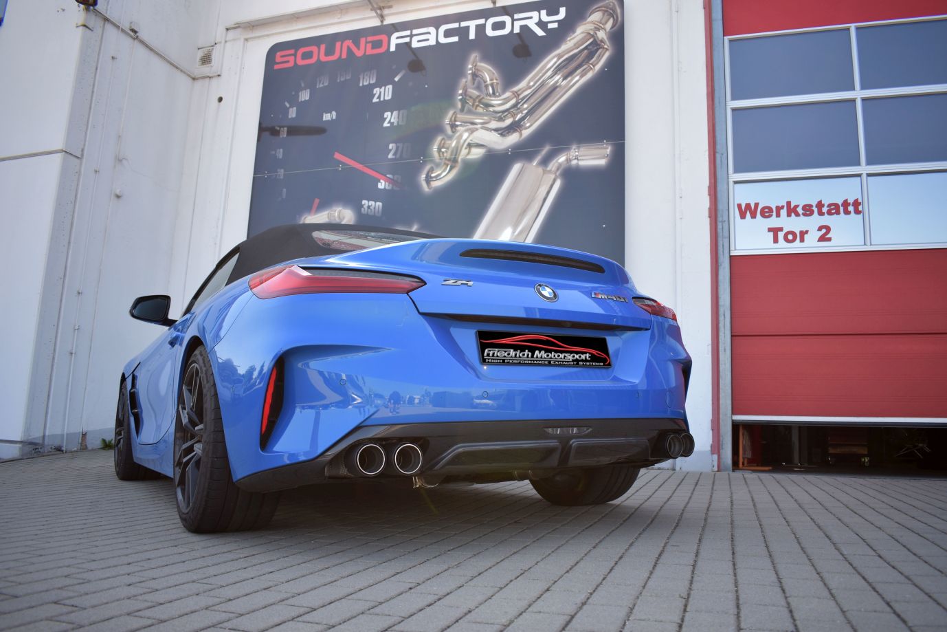 Friedrich Motorsport 70mm Duplex-Sportauspuff Sportendschalldämpfer für BMW Z4
